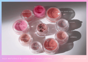 silk naturals mineral makeup swatches and review, silk naturals haul, mineral blush, mineral highlighter, Tart Light, Wish You Were Here, Ozone, Sweetie, Heavenly, Global, Envious, Charming, Babydoll, Glint (middle)
