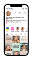 Follow Olena Beley on Instagram iPhone 12 Mockup