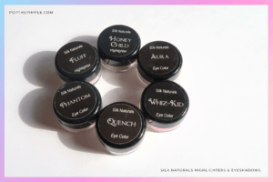 silk naturals mineral makeup swatches and review, silk naturals haul, mineral blush, mineral highlighter