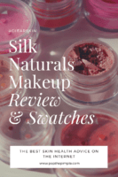 silk naturals mineral makeup swatches and review, silk naturals haul, mineral blush, mineral highlighter